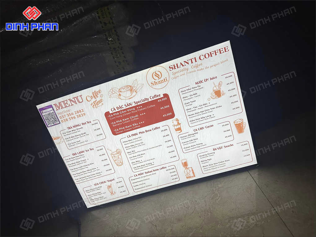 Tranh Điện Menu Tại Buôn Ma Thuột Sáng Đẹp, Sắc Nét Tranh điện menu