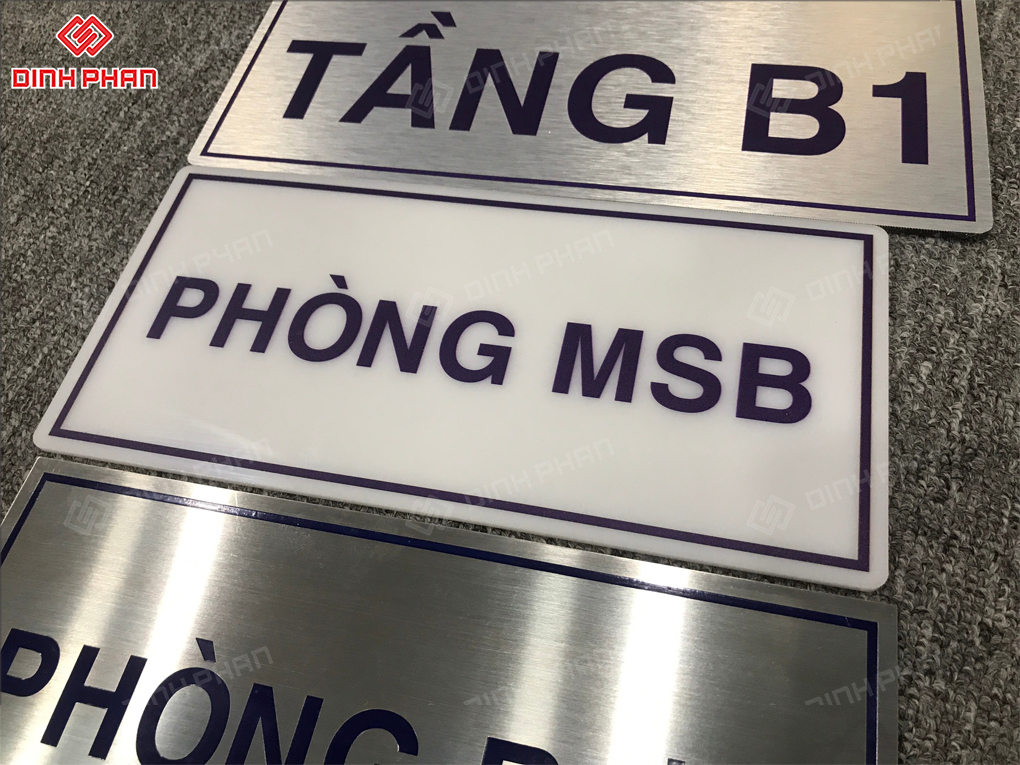 Bảng tên các khu vực