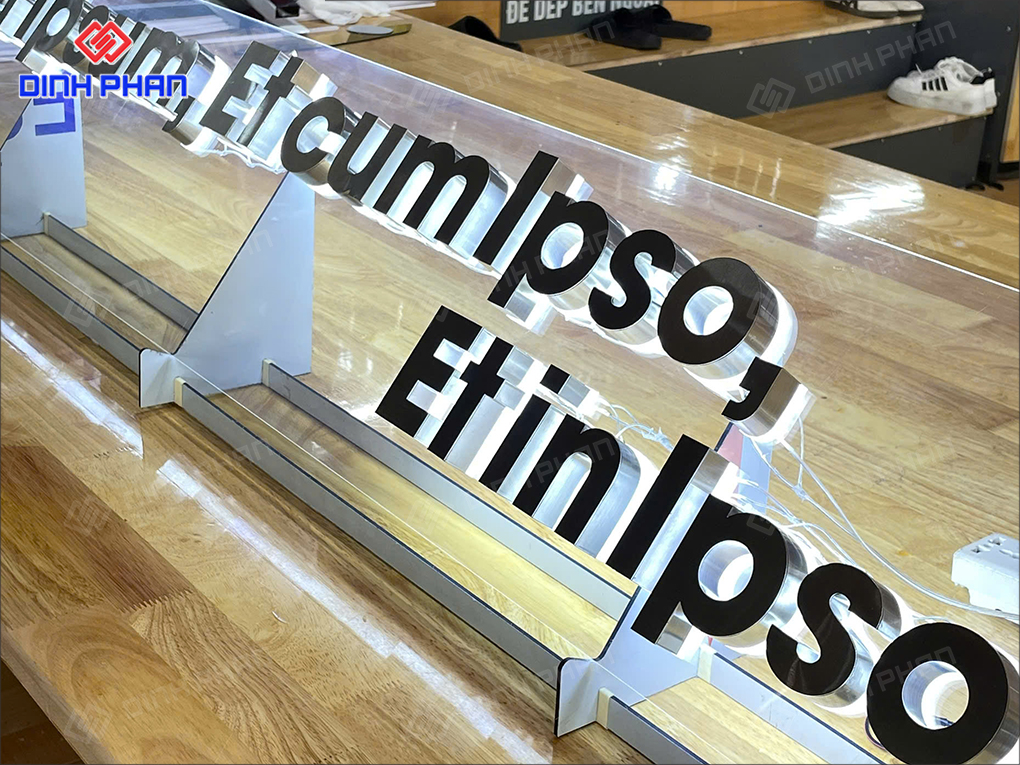 Gia công chữ inox Đắk Nông