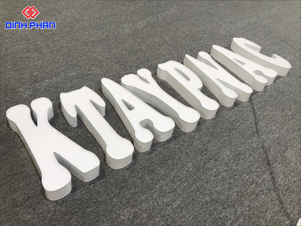 Chữ nhôm sơn tĩnh điện 