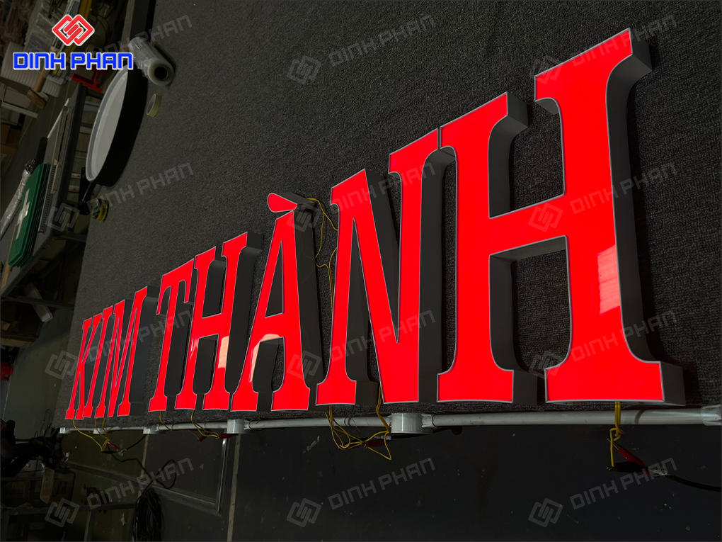 Bảng hiệu chữ nhôm nổi 3D