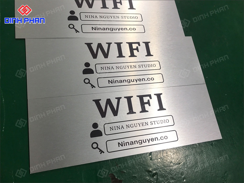 In UV alu Gia Lai sắc nét, giá tốt theo yêu cầu Bảng wifi