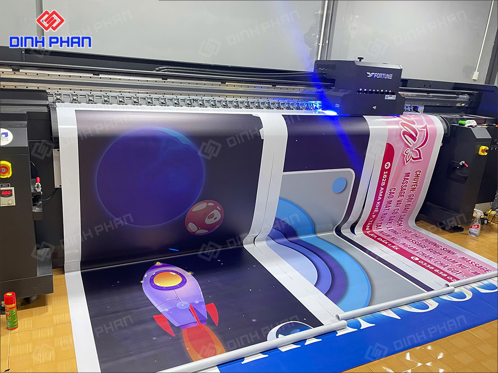 In UV Đà Lạt màu đẹp và sắc nét với giá tốt In bạt quảng cáo sắc nét