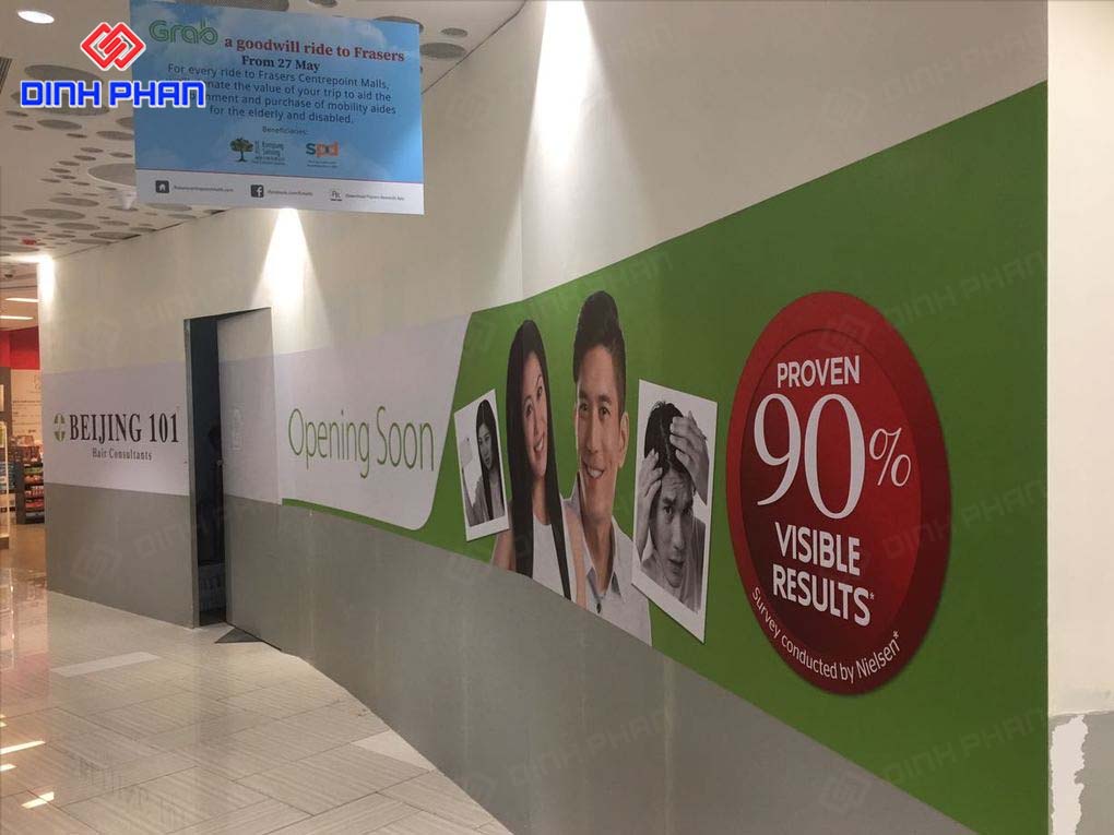 In UV Decal Phú Yên Hiện Đại, Sắc Nét Và Bền Màu In UV decal dán tường quảng cáo