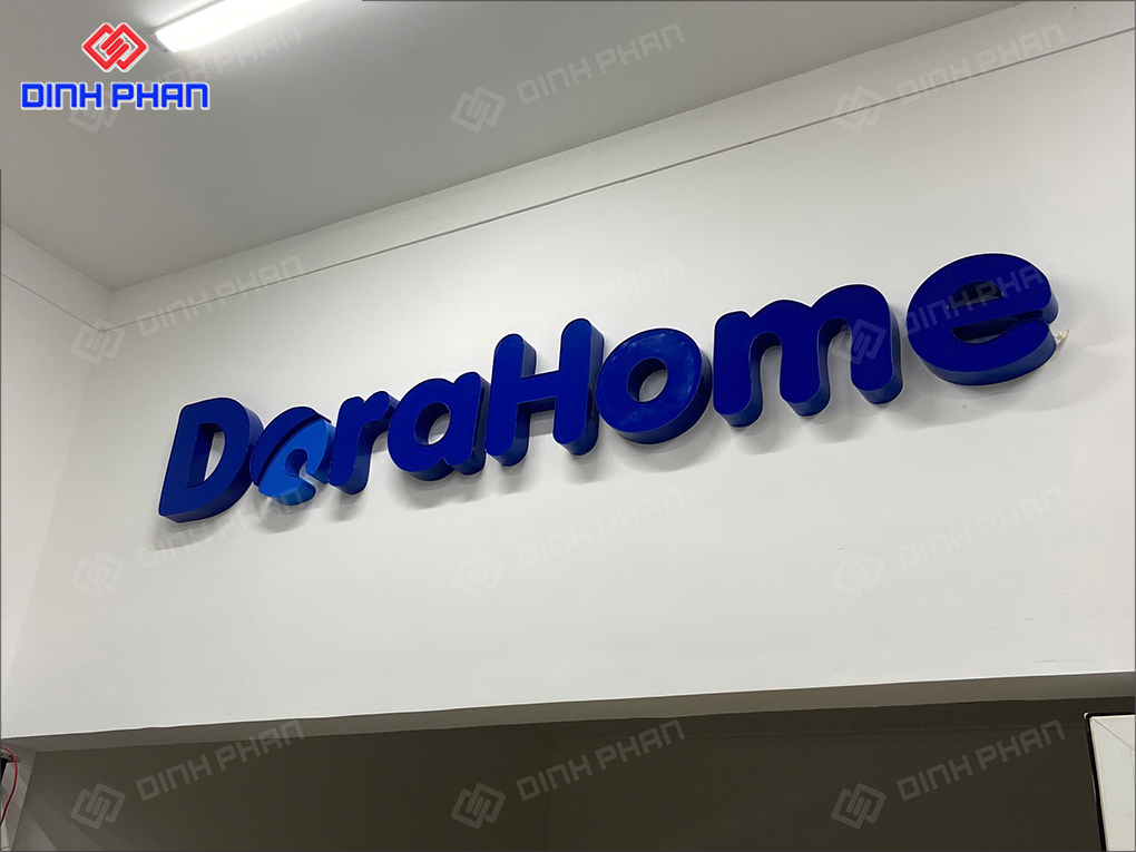 Mặt alu chữ nhôm