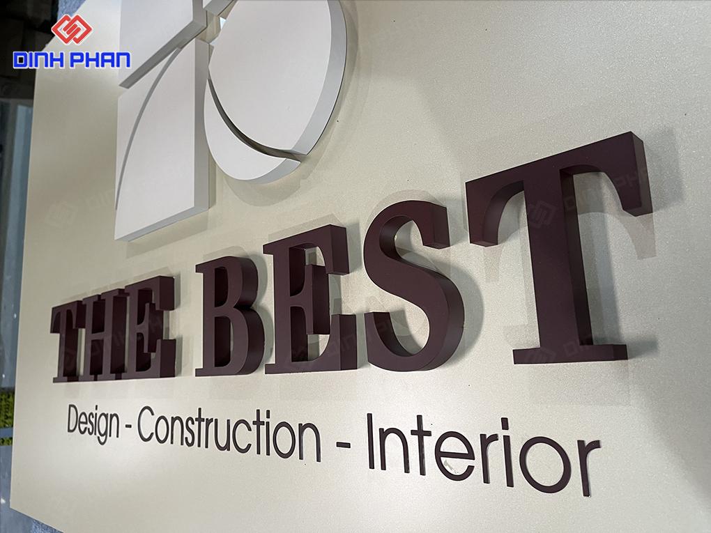 Làm bảng hiệu Đắk Nông bền đẹp cho cửa hàng Decor trong văn phòng