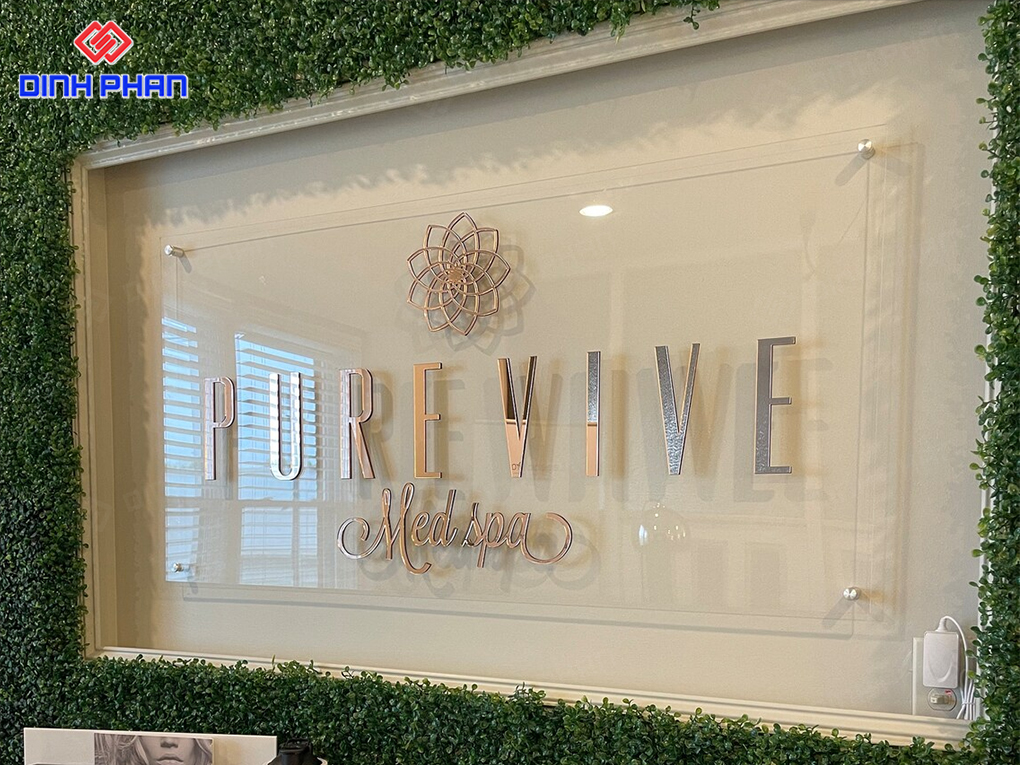 Bảng hiệu chữ inox 