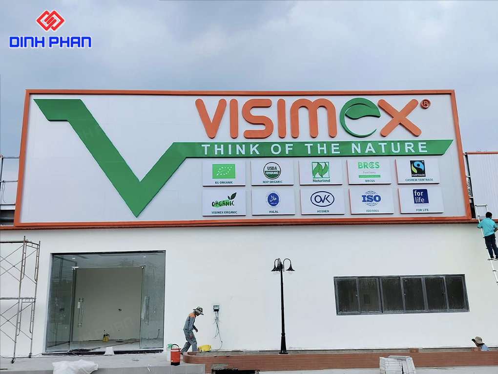 Bảng hiệu nhà máy sản xuất 