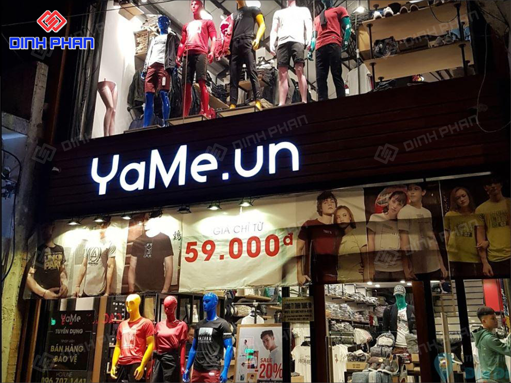 Bảng hiệu chữ mica 