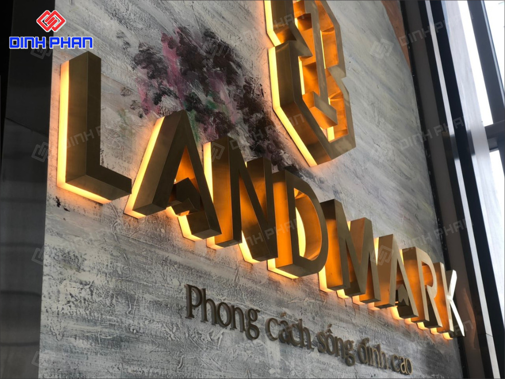 Bộ chữ inox Landmark