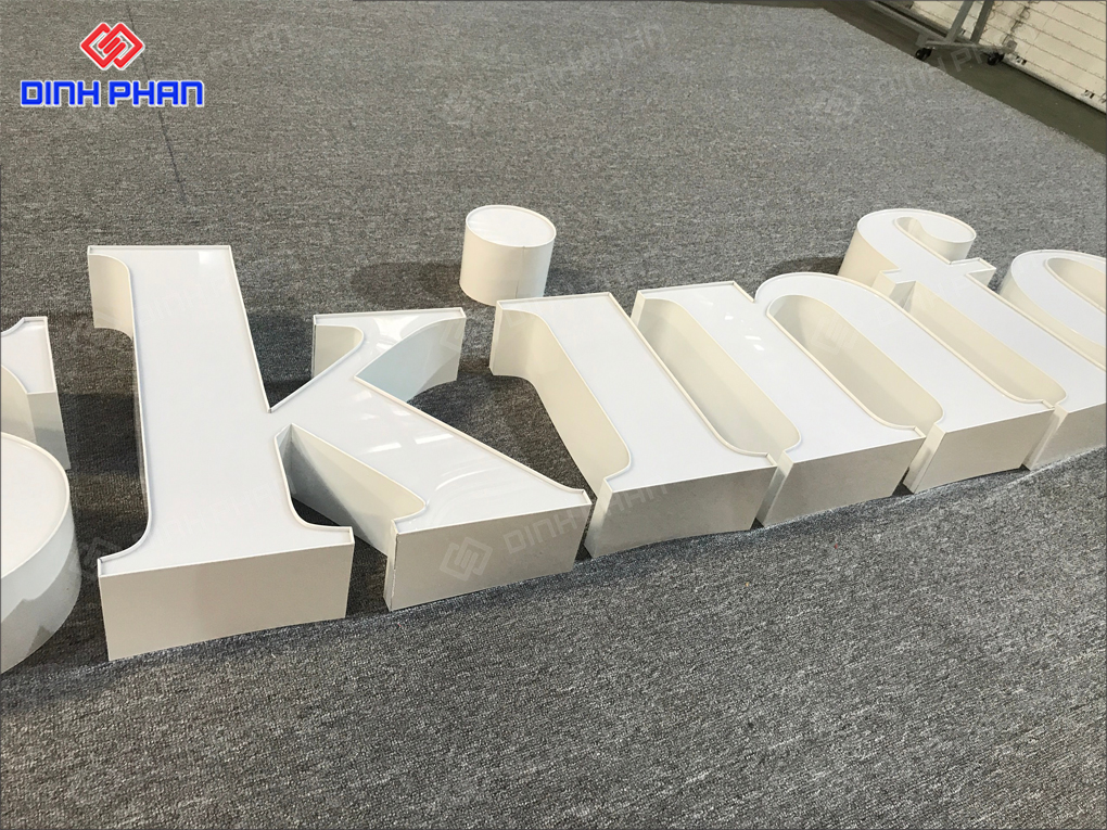 Chữ nhôm sơn tĩnh điện 