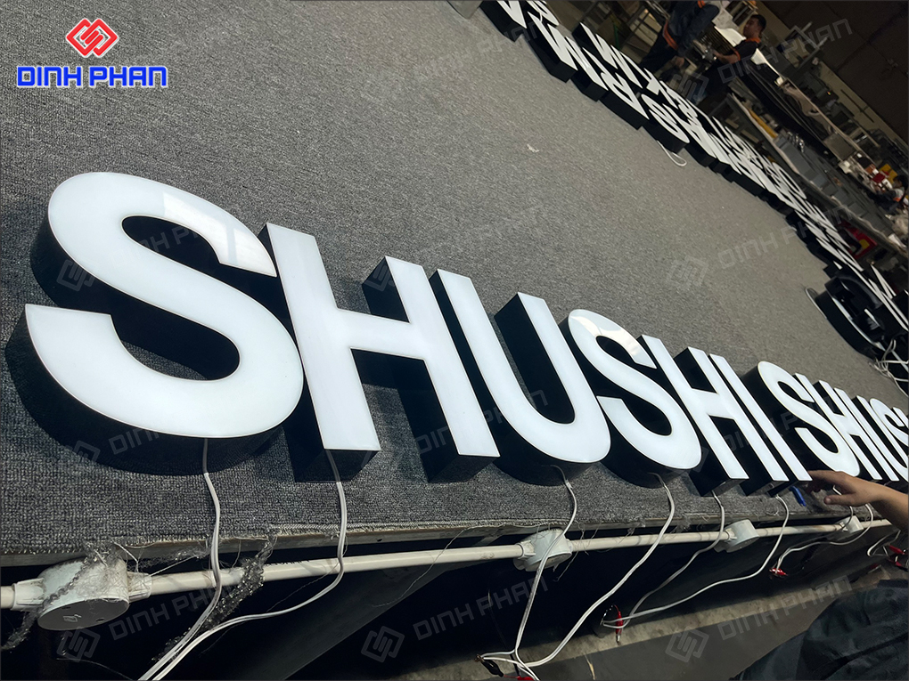 Làm chữ nhôm Lâm Đồng đẹp, bền và hiện đại Bảng hiệu cửa hàng