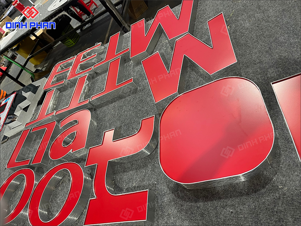 Bộ chữ bảng hiệu cửa hàng