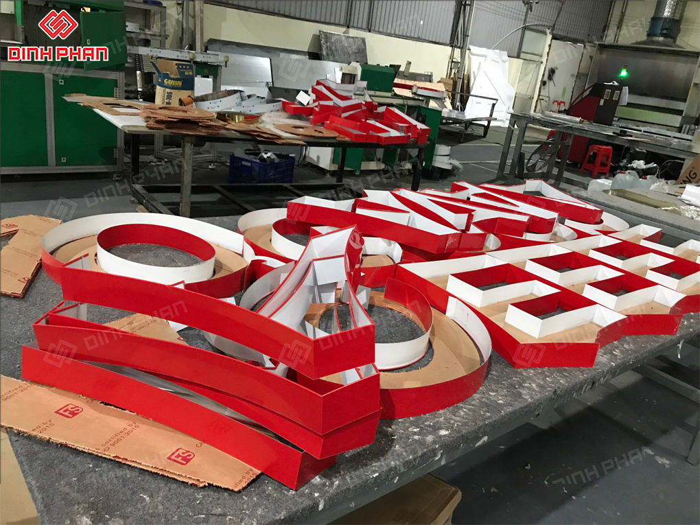 Gia công chữ nhôm Gia Lai