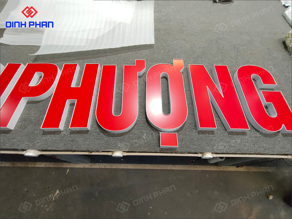 Bộ chữ cửa hàng tiệm vàng 