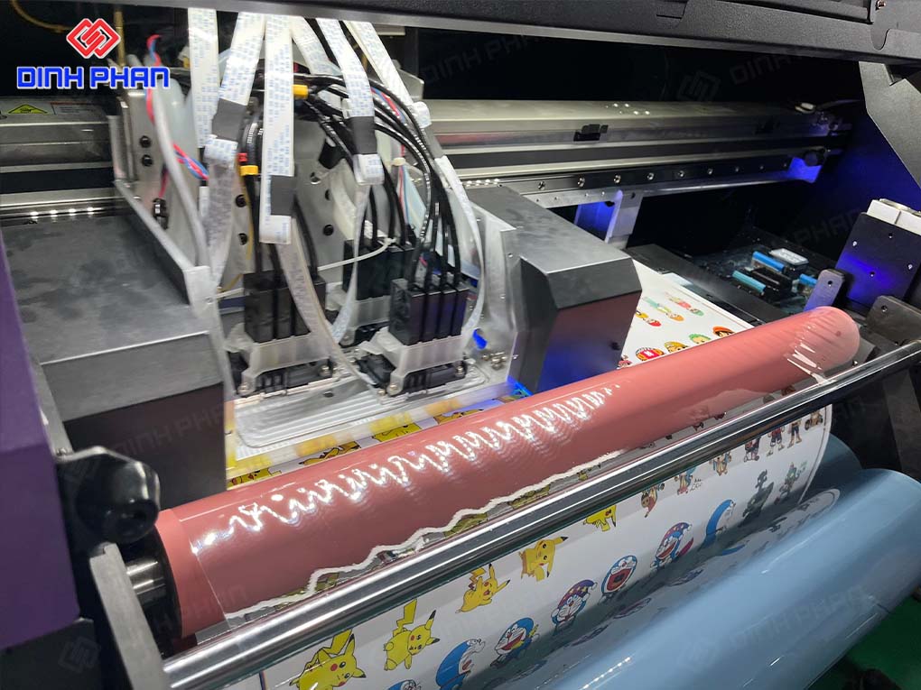 Tem nhãn in UV decal sắc nét 