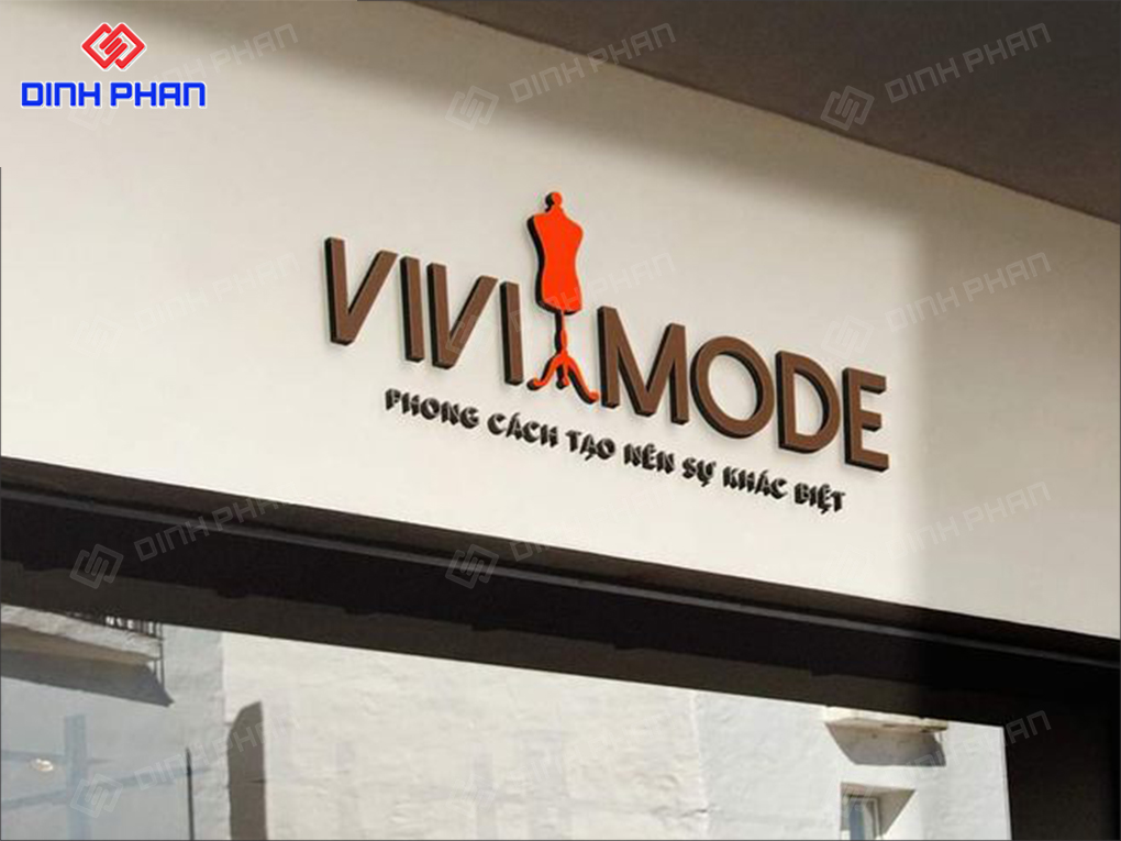 Bảng hiệu cửa hàng thời trang