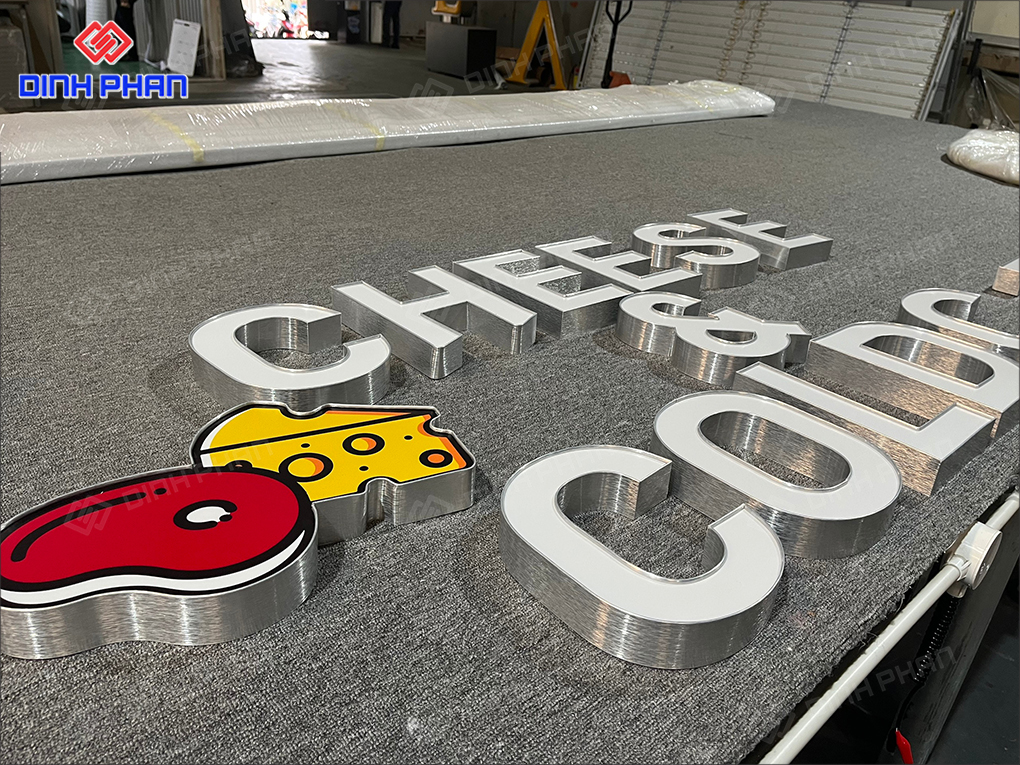 Làm chữ nhôm Nha Trang bền đẹp, hiện tại Bảng hiệu nhà hàng