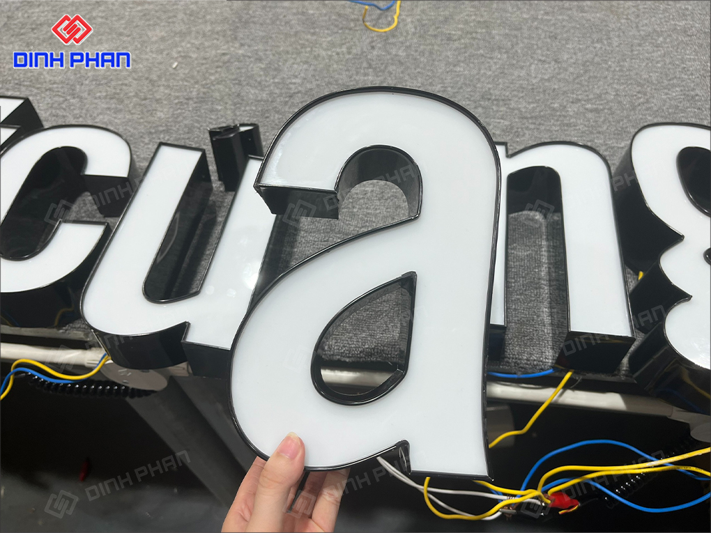 Làm chữ nhôm Nha Trang bền đẹp, hiện tại Chữ nhôm gia công