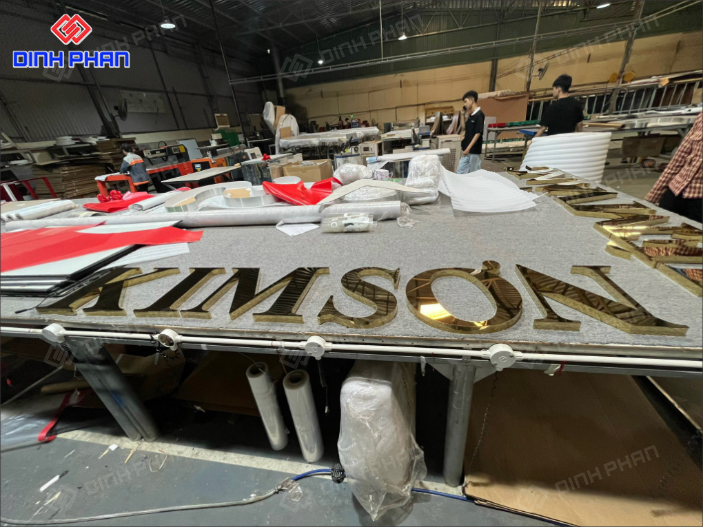 Gia công chữ inox Khánh Hòa