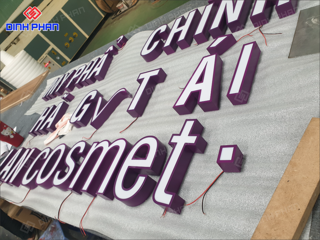 Gia công chữ inox Khánh Hòa