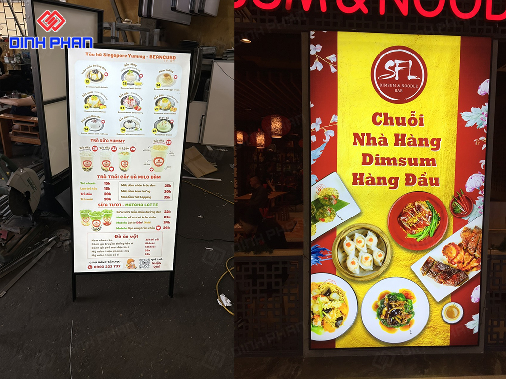 Tranh điện quảng cáo - hộp đèn siêu mỏng 