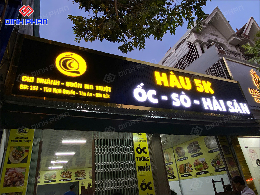 Làm bảng hiệu Bình Định