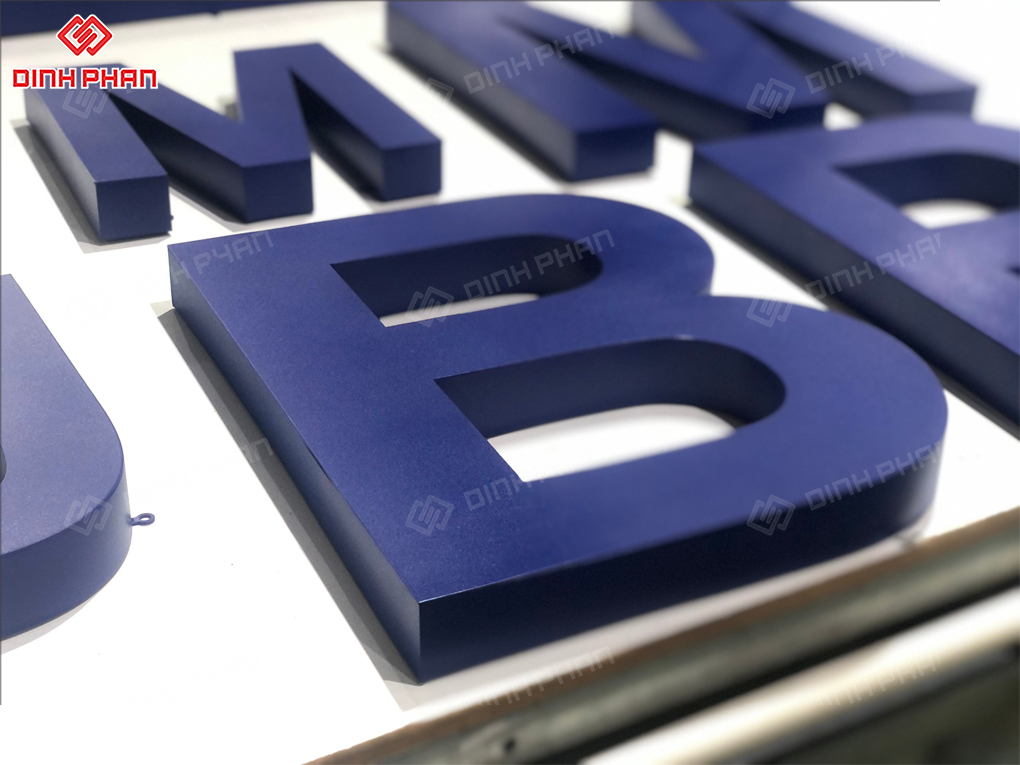 Chữ nổi inox không đèn 