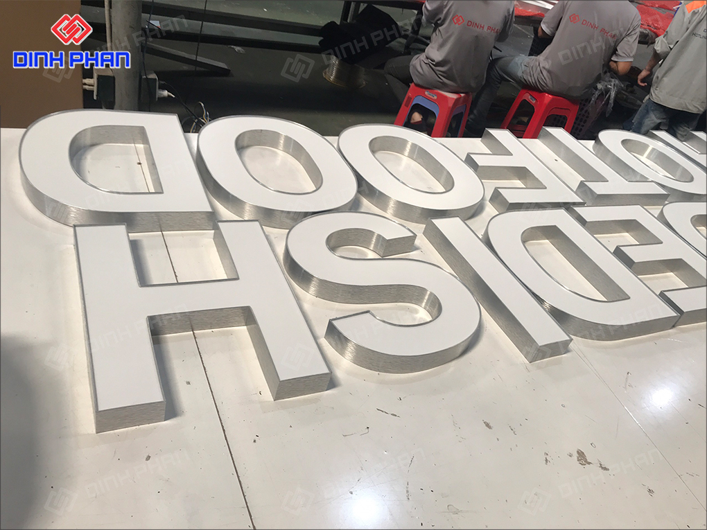 Gia công chữ nhôm 