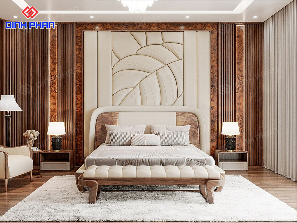 Nội thất phòng ngủ cổ điển, sang trọng 