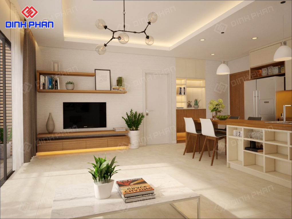 Nội thất phòng khách đơn giản