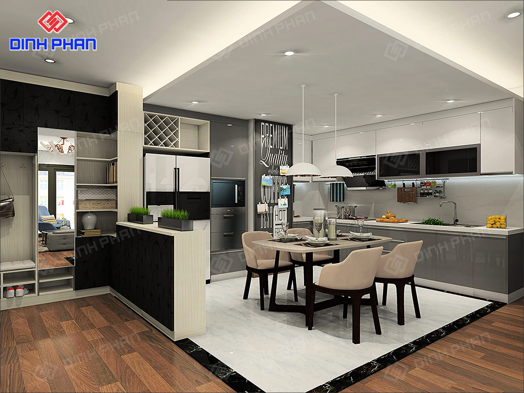 Nội thất phòng bếp hiện đại