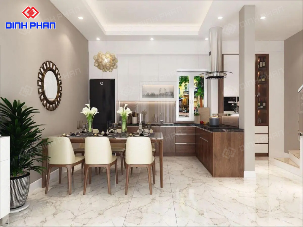 Nội thất phòng bếp và phòng ăn 