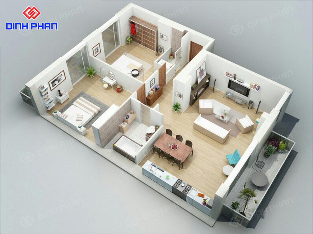 Thiết kế nội thất nhà Đắk Lắk