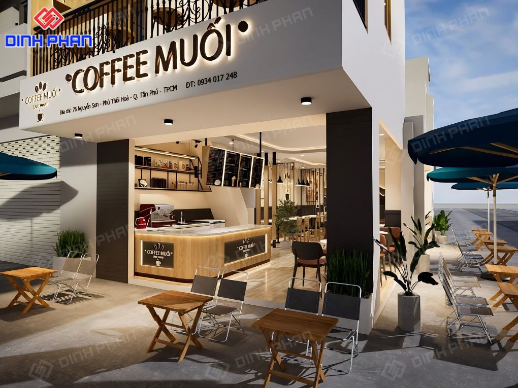 Thiết kế cửa hàng BMT đẹp, tối ưu chi phí, thu hút khách
