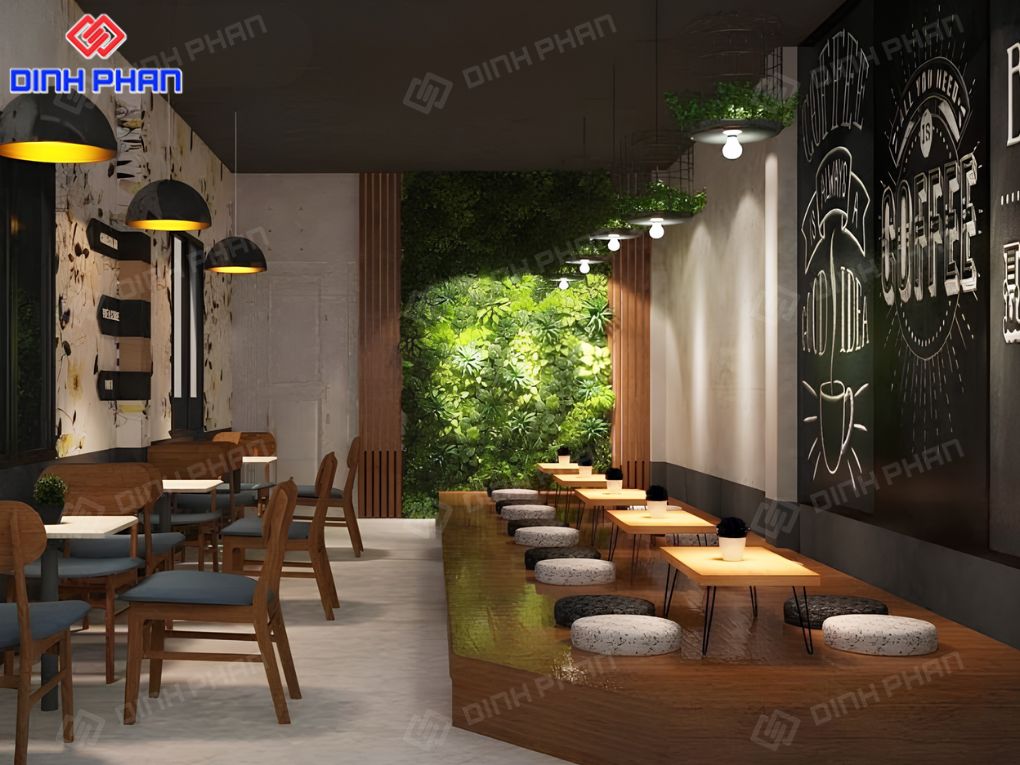 Thiết kế quán trà sữa BMT đẹp, tạo điểm nhấn hút khách