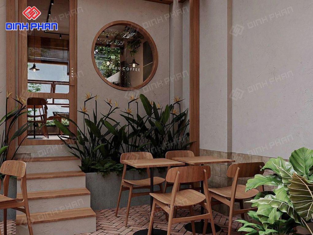 Mẫu thiết kế quán trà sữa đẹp BMT theo phong cách Hàn Quốc Mẫu thiết kế quán trà sữa đẹp BMT