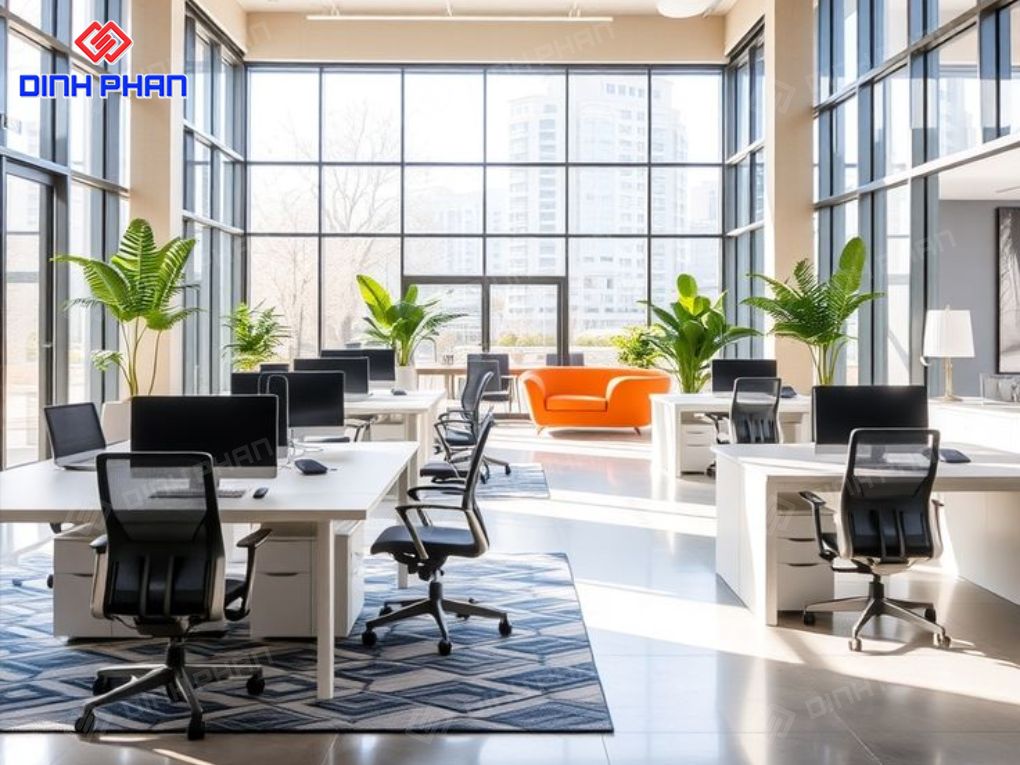 Nội thất văn phòng hiện đại BMT