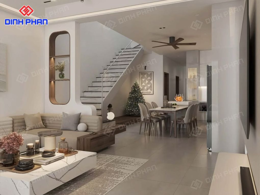 Thi công nội thất nhà phố BMT