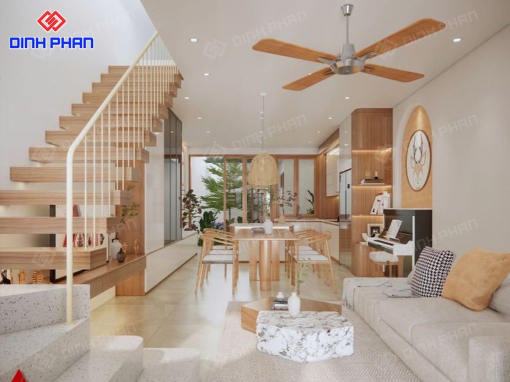 Thiết kế nội thất nhà phố BMT đẹp hiện đại Thiết kế nội thất nhà phố BMT
