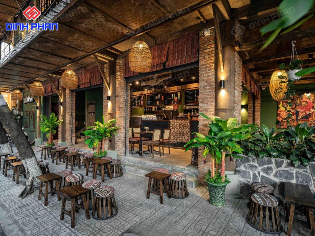 Decor quán cafe BMT