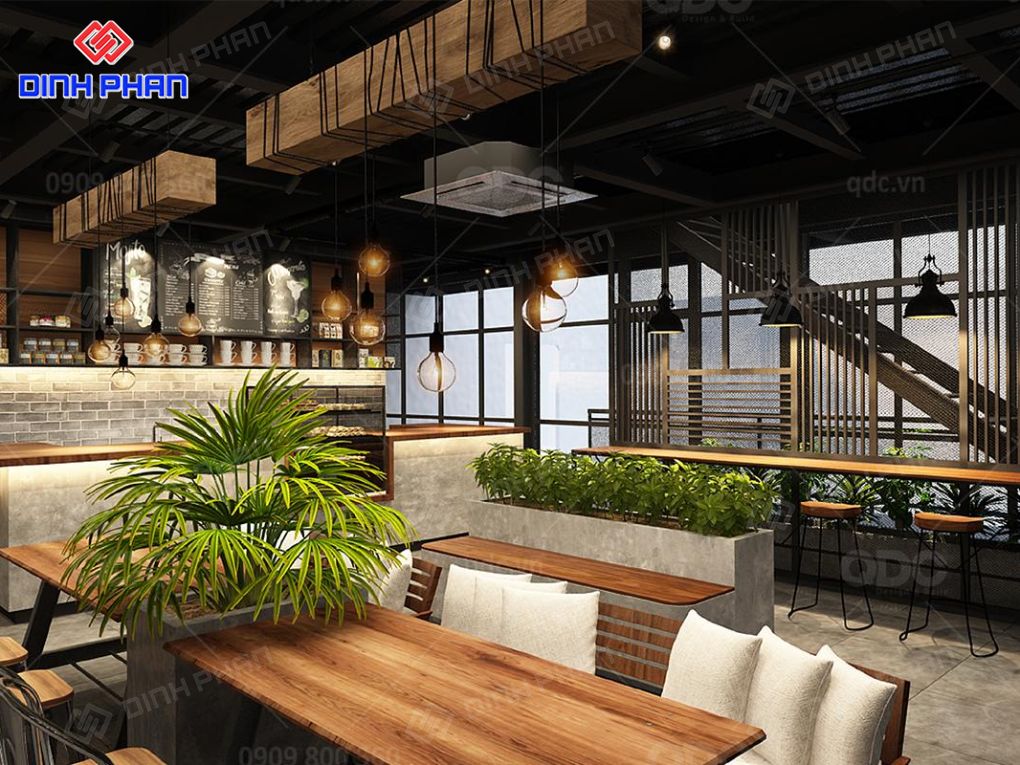 Mẫu quán cafe đẹp BMT