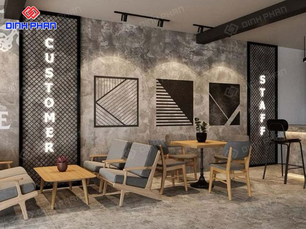 Mẫu quán cafe đẹp BMT