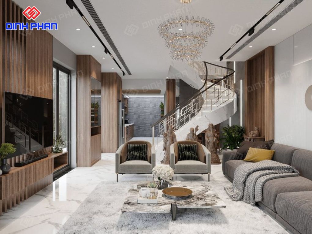 Nội thất nhà phố hiện đại BMT