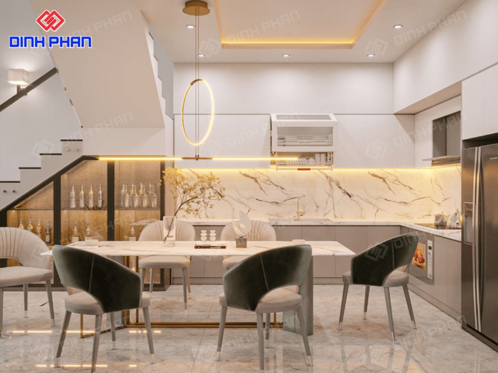 Nội thất nhà phố hiện đại BMT