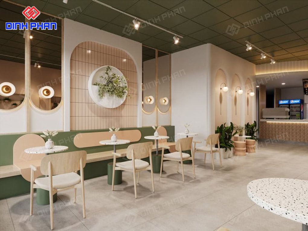 Quán trà sữa hiện đại BMT