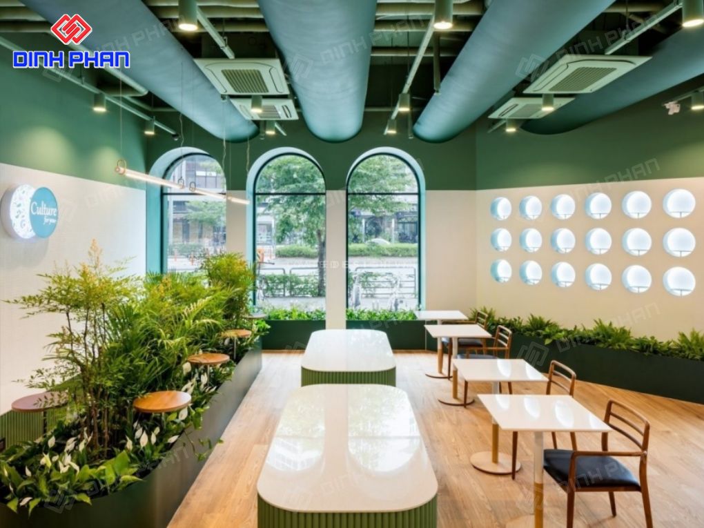 Quán trà sữa hiện đại BMT