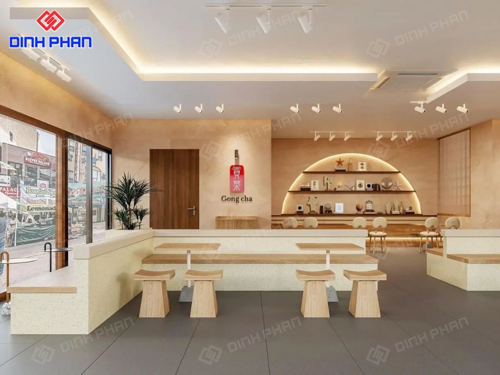 Quán trà sữa hiện đại BMT