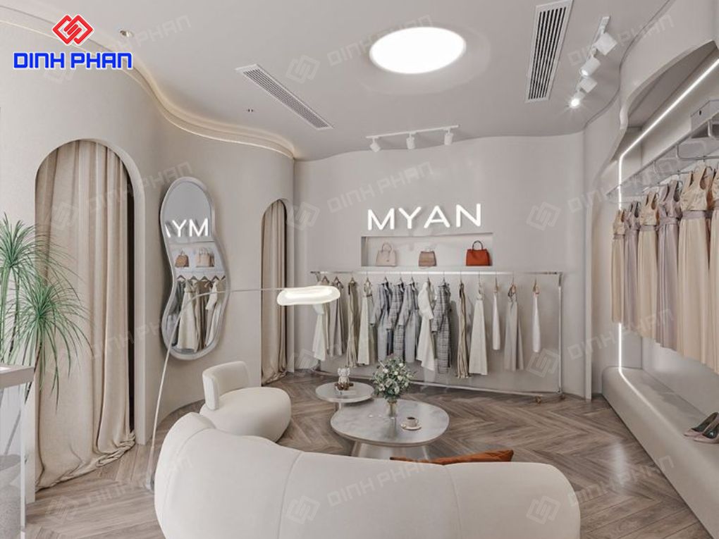 Thi công shop thời trang BMT