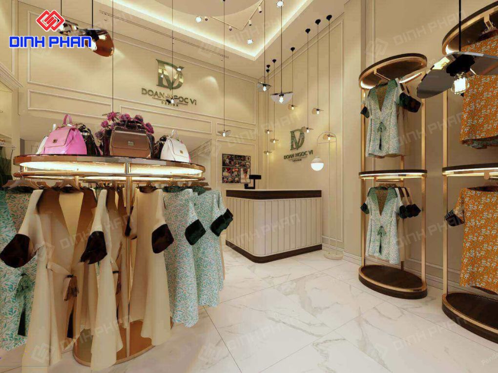 Thi công shop thời trang BMT